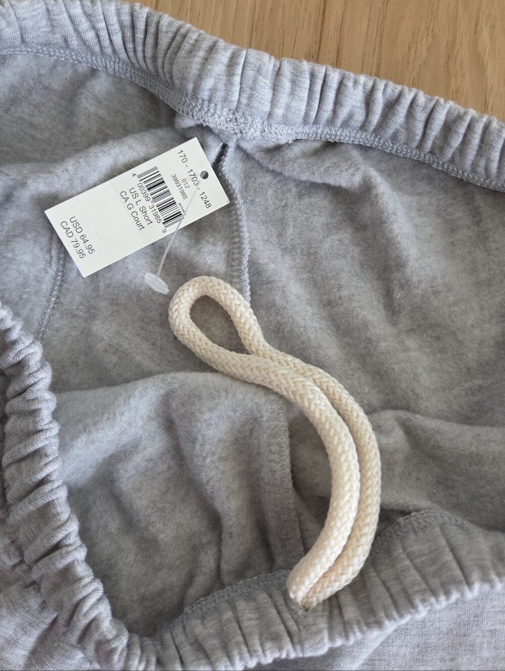 NWT OFFLINE By Aerie OTT Fleece Super Wide Leg Pants Gray L Short - Picture 3 of 7